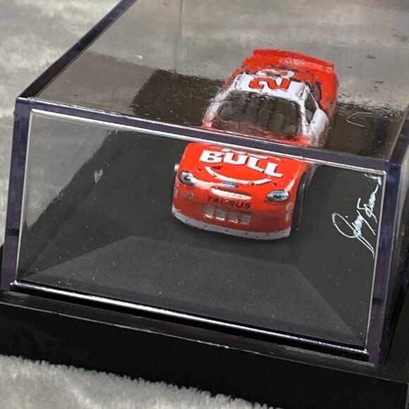 Vintage Jimmy Spencer Winston #23 Ford Taurus No Bull Nascar Car Display Case - Picture 6 of 12